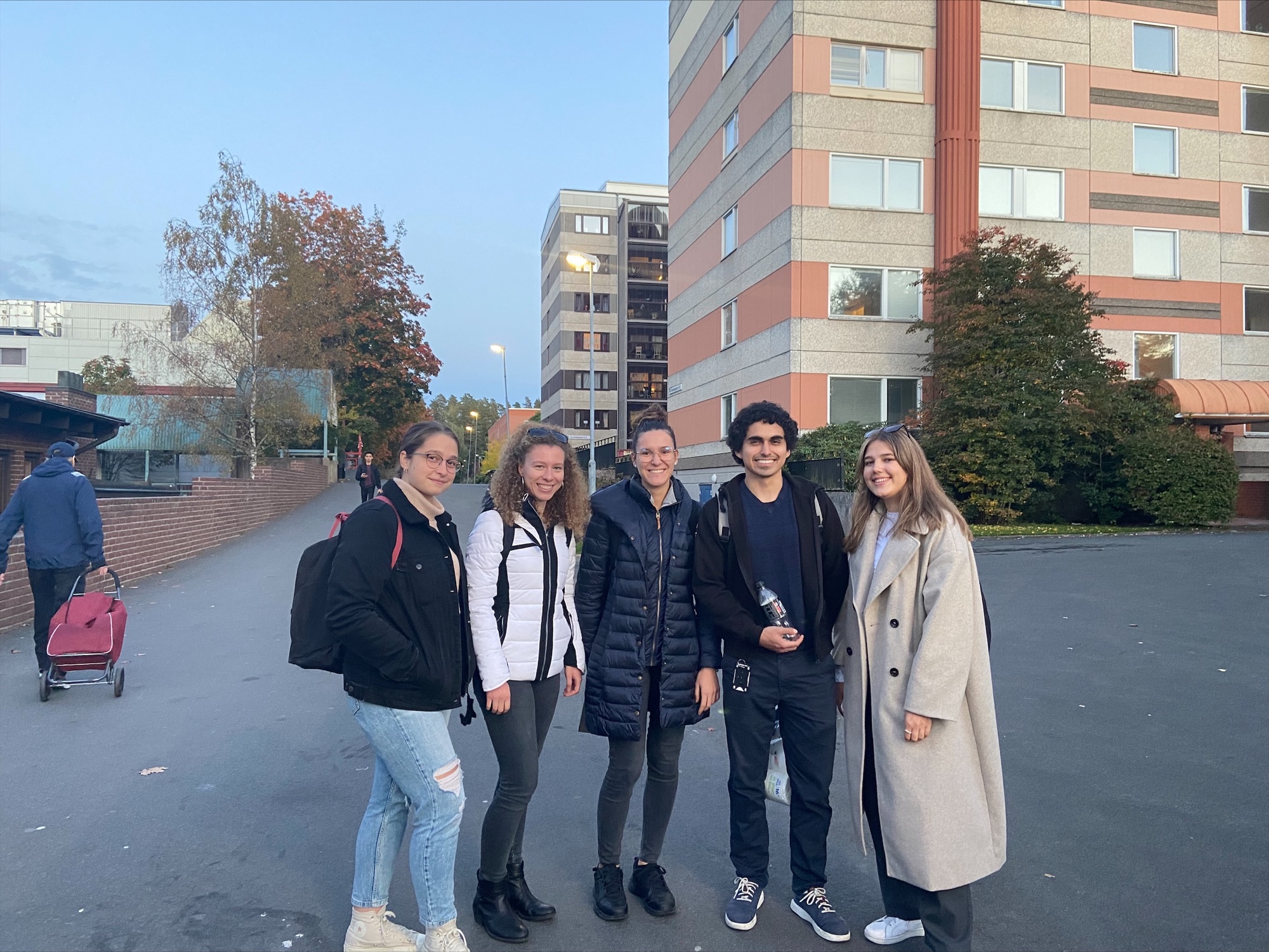 Student meeting at Råslätt.