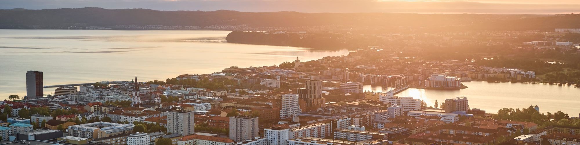Vy över Jönköping