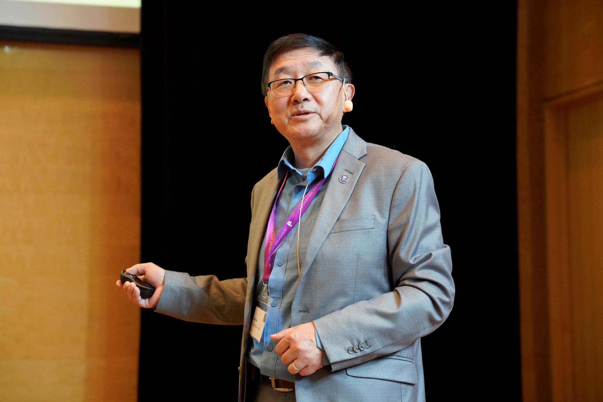 Alan Luo, Professor of Engineering vid Ohio University på LMT 2025 vid Jönköping University.