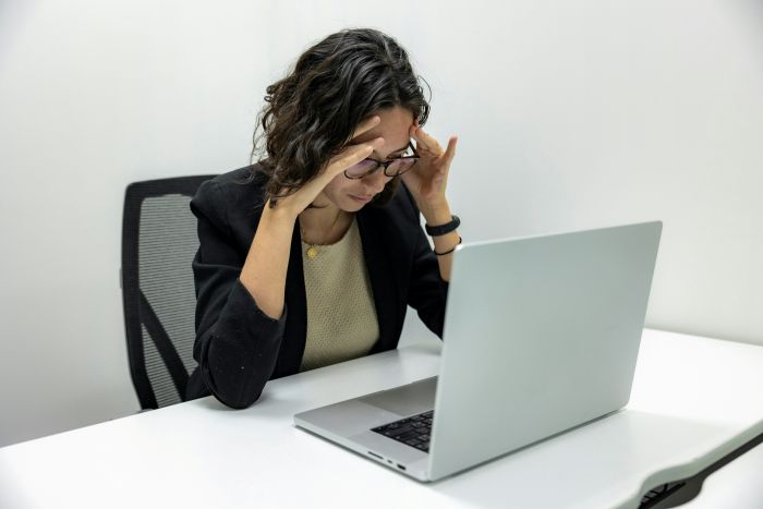 frustrated woman
